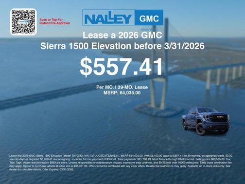 2026 GMC Sierra 1500 Elevation