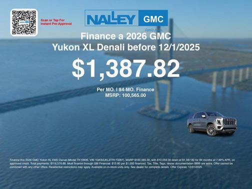 2026 GMC Yukon XL Denali