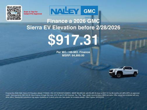 2026 GMC Sierra EV Standard Range Elevation