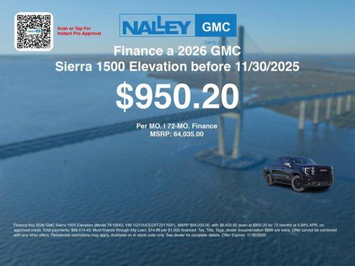 2026 GMC Sierra 1500 Elevation