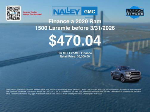 2020 RAM 1500 Laramie