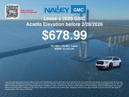 2026 GMC Acadia FWD Elevation