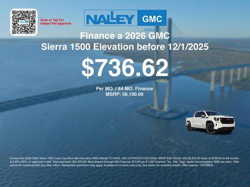 2026 GMC Sierra 1500 Elevation
