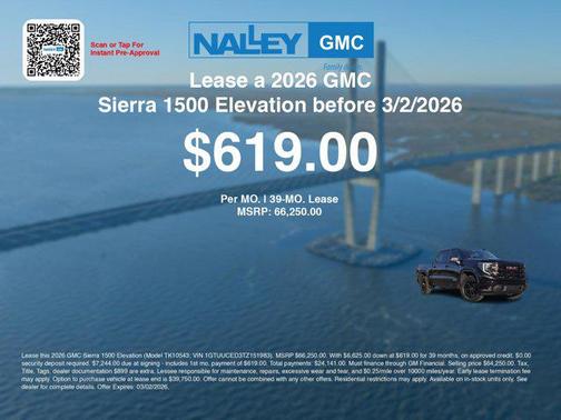 2026 GMC Sierra 1500 Elevation