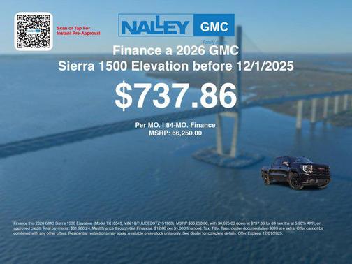 2026 GMC Sierra 1500 Elevation