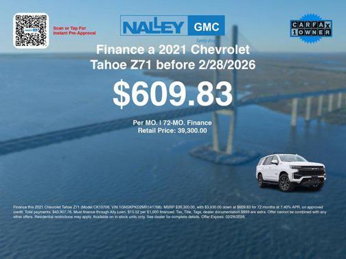 2021 Chevrolet Tahoe 4WD Z71