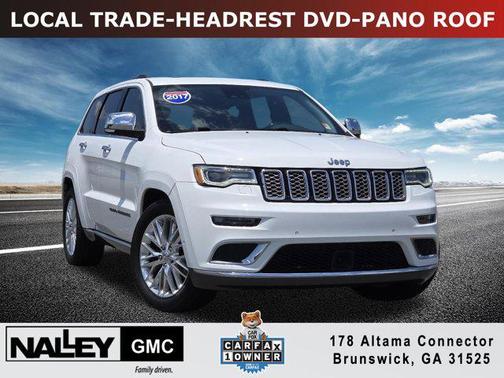 Bright White Clearcoat 2017 Jeep Grand Cherokee Summit