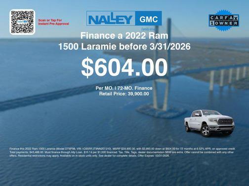 2022 RAM 1500 Laramie