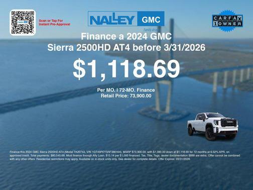 2024 GMC Sierra 2500 AT4