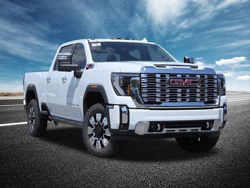 Glacier White Tricoat 2026 GMC Sierra 2500 Denali