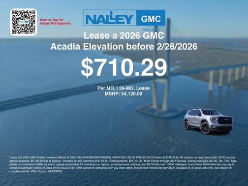 2026 GMC Acadia Elevation FWD