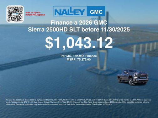 2026 GMC Sierra 2500 SLT