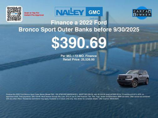 2022 Ford Bronco Sport Outer Banks