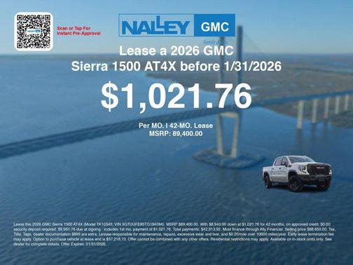 2026 GMC Sierra 1500 AT4X