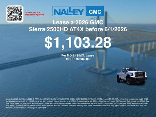 Summit White 2026 GMC Sierra 2500 AT4X
