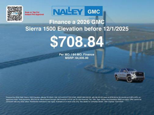 2026 GMC Sierra 1500 Elevation