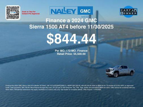 2024 GMC Sierra 1500 AT4