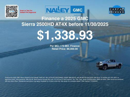 2025 GMC Sierra 2500 AT4