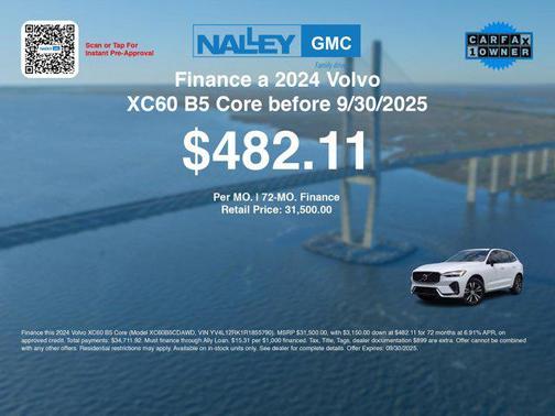 2024 Volvo XC60 B5 Core Dark Theme