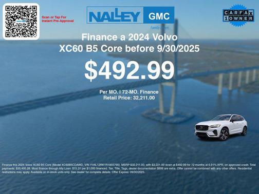 2024 Volvo XC60 B5 Core Dark Theme