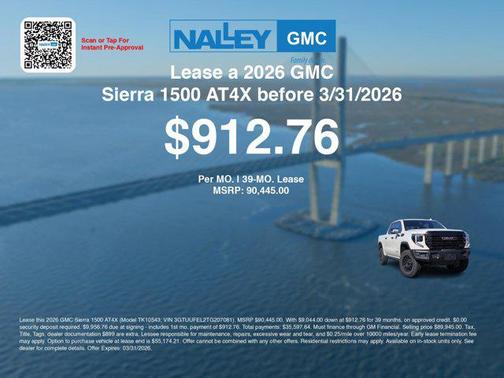 2026 GMC Sierra 1500 AT4X