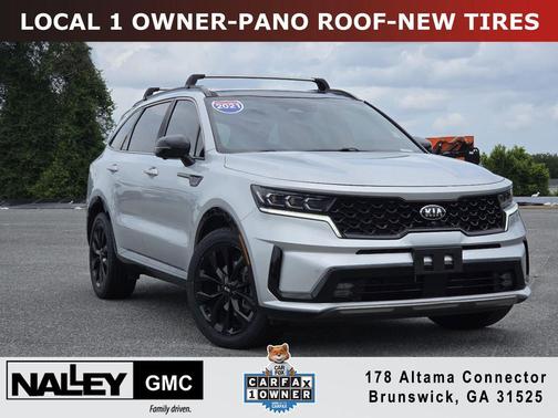 Sparkling Silver 2021 Kia Sorento SX
