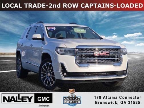 White Frost Tricoat 2023 GMC Acadia Denali