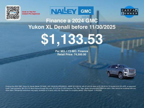 2024 GMC Yukon XL Denali