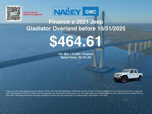 2021 Jeep Gladiator Overland