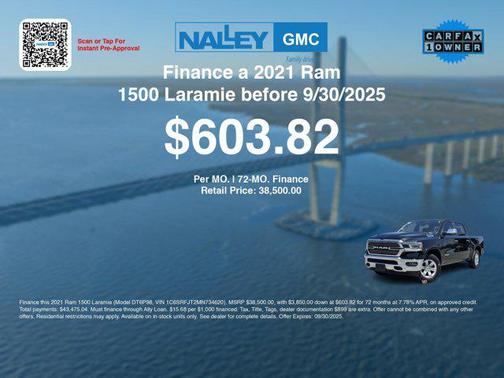2021 RAM 1500 Laramie