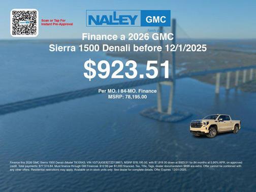 2026 GMC Sierra 1500 Denali