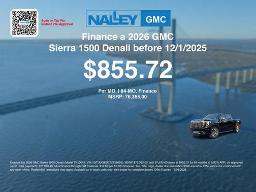 2026 GMC Sierra 1500 Denali