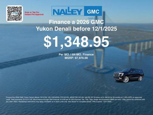 2026 GMC Yukon Denali