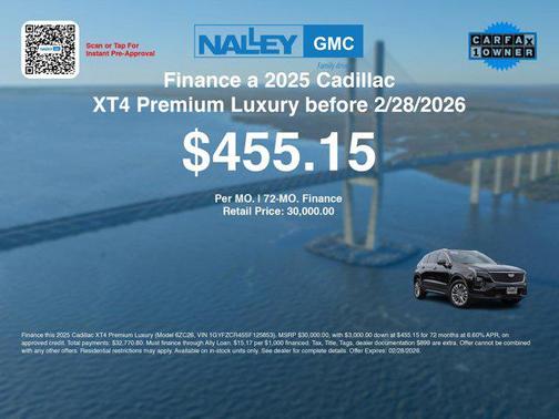 2025 Cadillac XT4 Premium Luxury