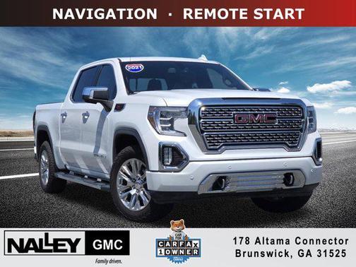 White Frost Tricoat 2021 GMC Sierra 1500 Denali