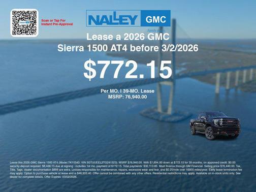 2026 GMC Sierra 1500 AT4