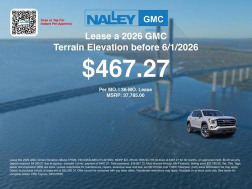 Riverstone Metallic 2026 GMC Terrain FWD Elevation