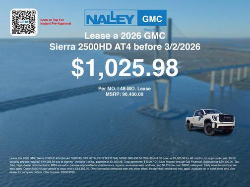 2026 GMC Sierra 2500 AT4