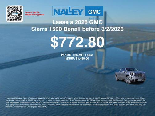 2026 GMC Sierra 1500 Denali