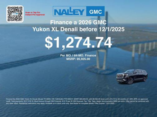 2026 GMC Yukon XL Denali