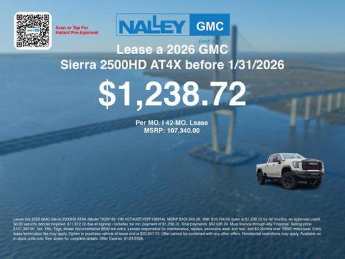 2026 GMC Sierra 2500 AT4X