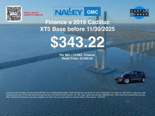 2019 Cadillac XT5 Base