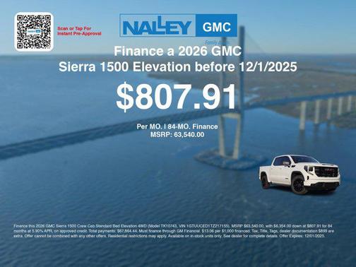 2026 GMC Sierra 1500 Elevation