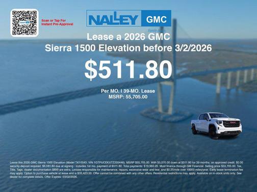 2026 GMC Sierra 1500 Elevation