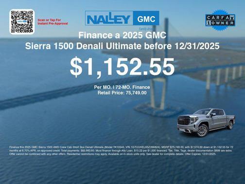 2025 GMC Sierra 1500 Denali Ultimate