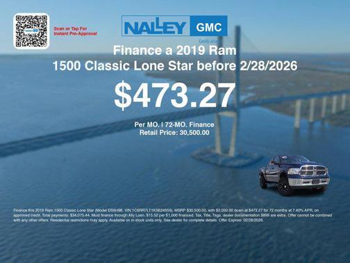 2019 RAM 1500 Lone Star