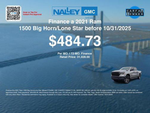 2021 RAM 1500 Big Horn/Lone Star
