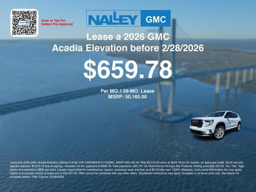 2026 GMC Acadia FWD Elevation