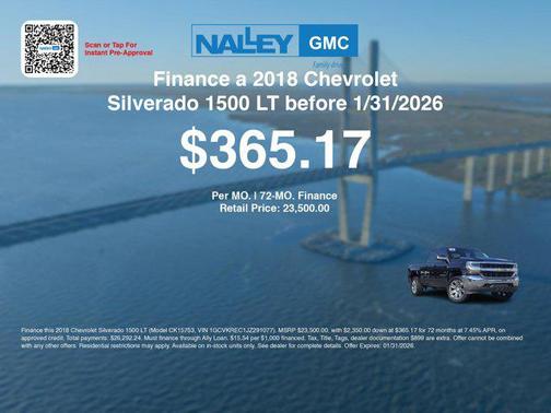 2018 Chevrolet Silverado 1500 1LT