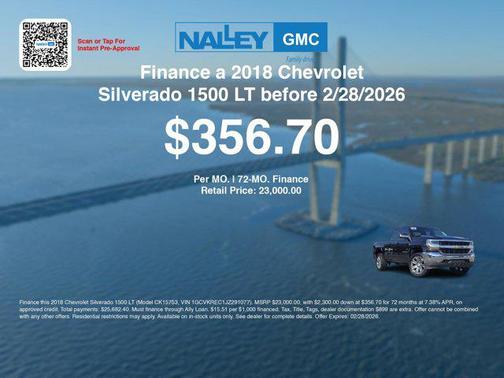 2018 Chevrolet Silverado 1500 1LT